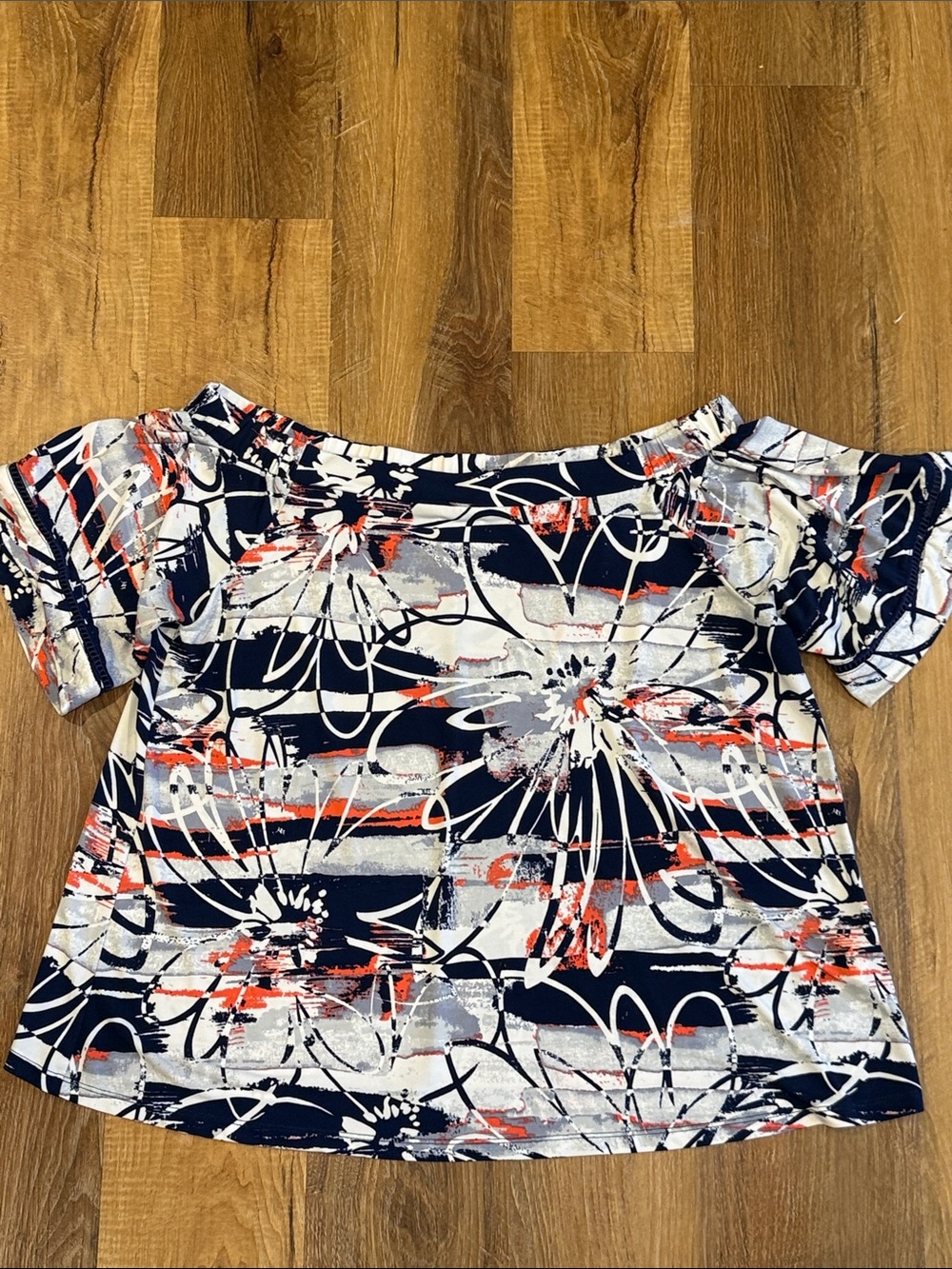 Ava James Women’s Off Shoulder Short Sleeve Top (Size: XL)(EUC)